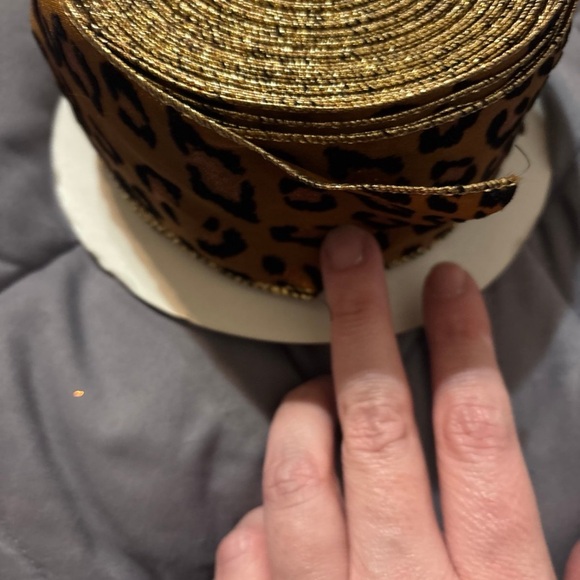 Leopard Print craft Ribbon - Picture 4 of 5